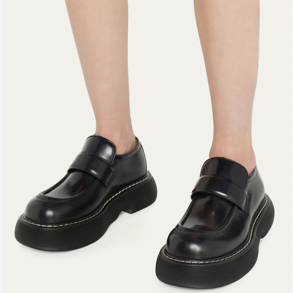 🆕Bottega Veneta Osaka Calf Leather Platform Loafers